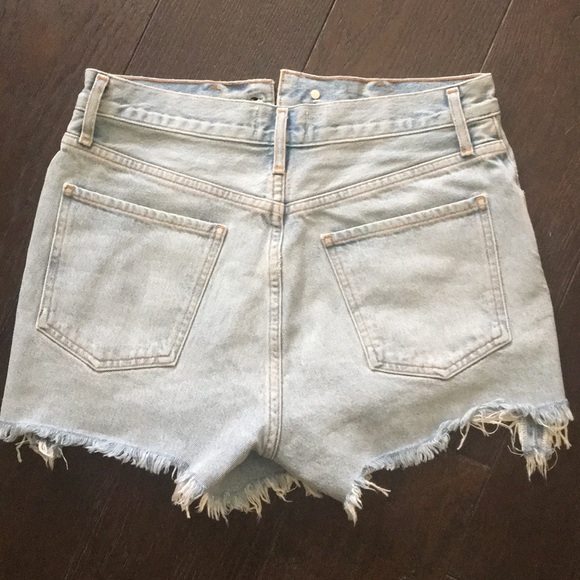 NWOT AGOLDE Dee digit High Rise Denim Shorts 28 - Picture 4 of 4